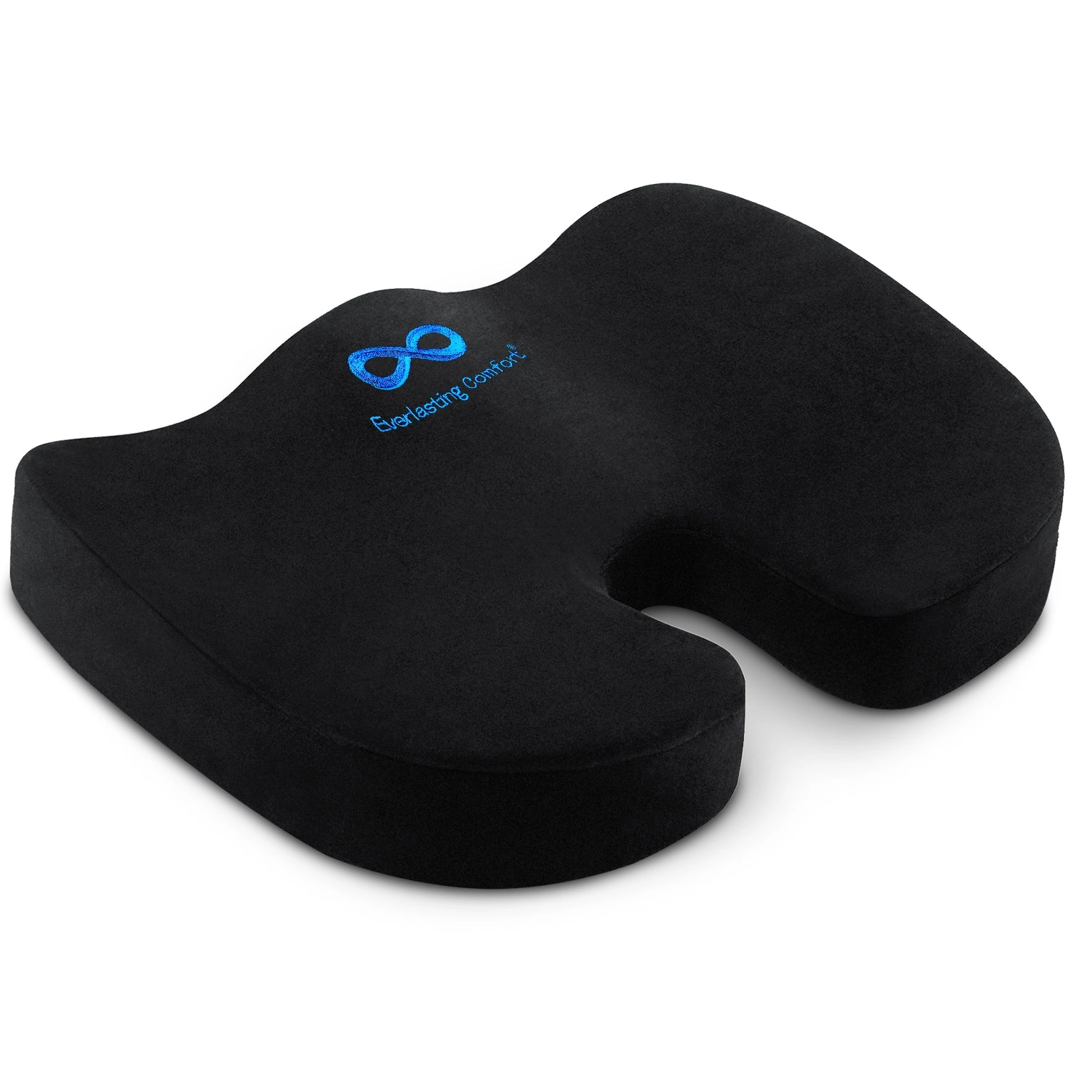 Everlasting Comfort Doctor Recommended Memory Foam Seat Cushion for Office Chairs & Car